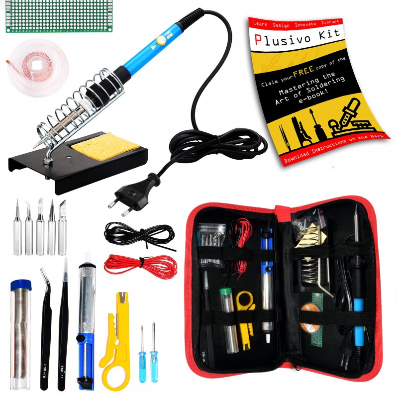 Kit complet pentru lipit cu letcon, Plusivo 
