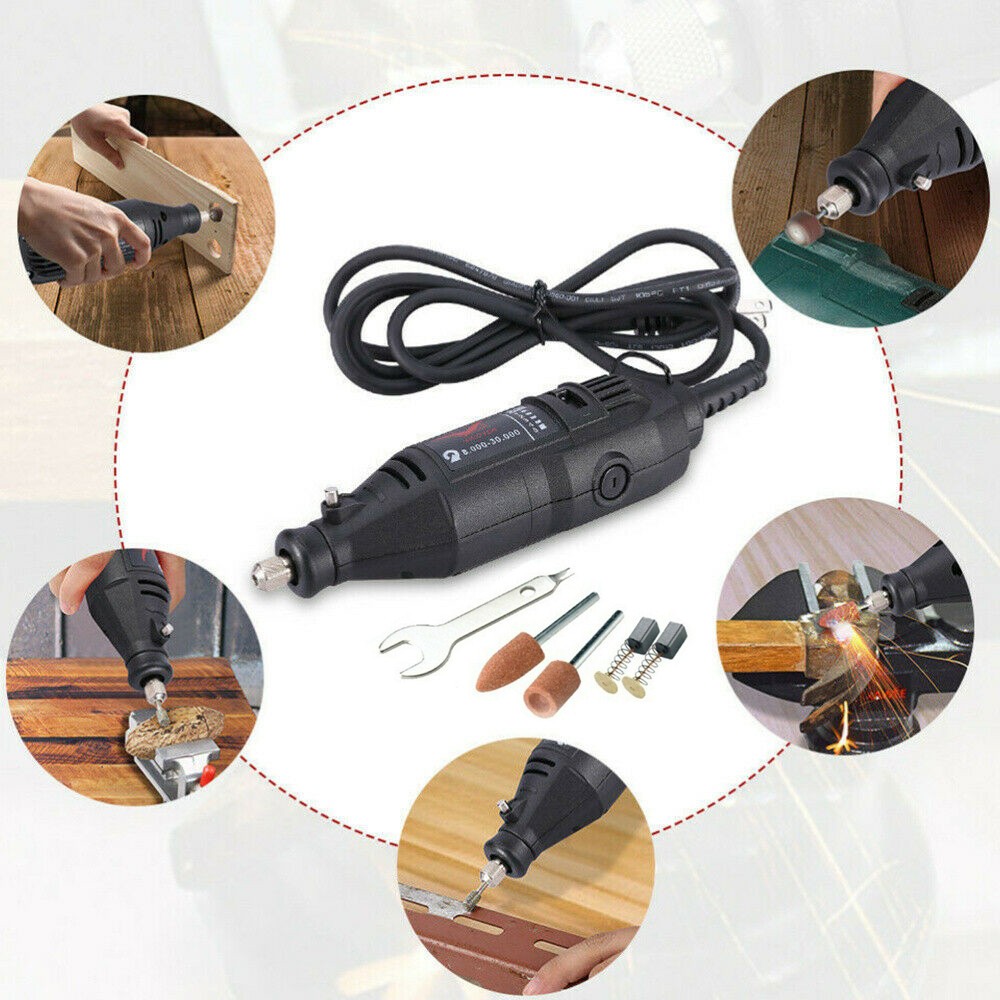 Mini Polizor biax, putere 130W + 2 pile
