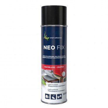 Spray Adeziv Neo Fix, pe baza de solventi, cu uscare rapida, cu rezultate imediate